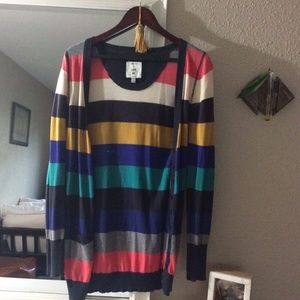 multi color cardigan